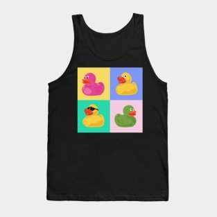 Pop Art Rubber Ducks Tank Top